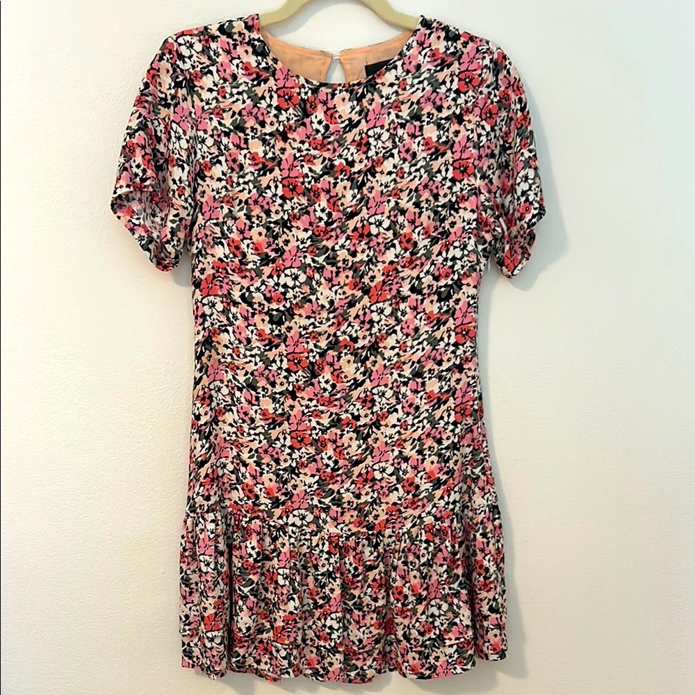 MinkPink Floral Short Sleeve Dress